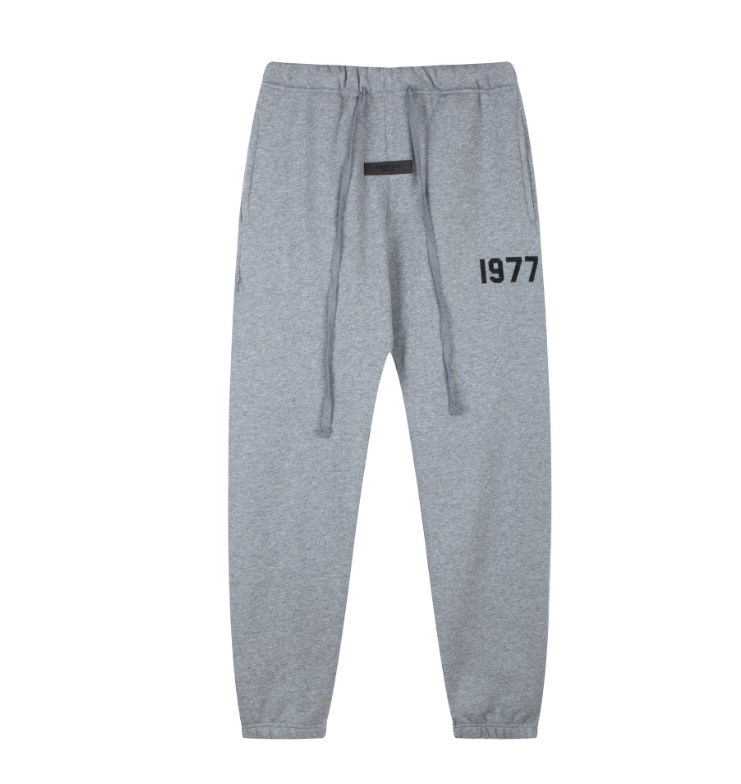 High quality letter flannel sweatpants