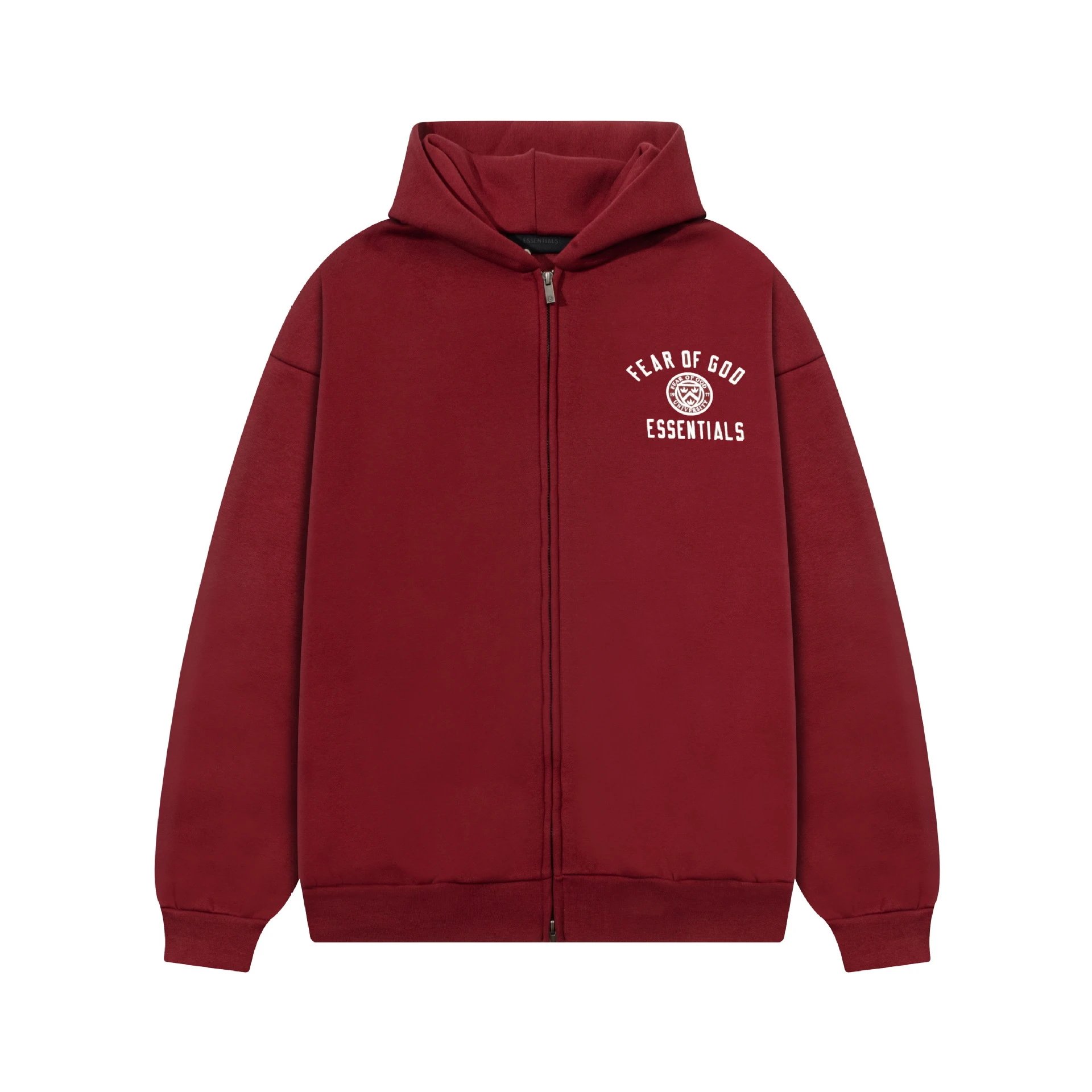 High quality autumn and winter new logo letter pattern cardigan zipper hooded sweatshirt for both men and women