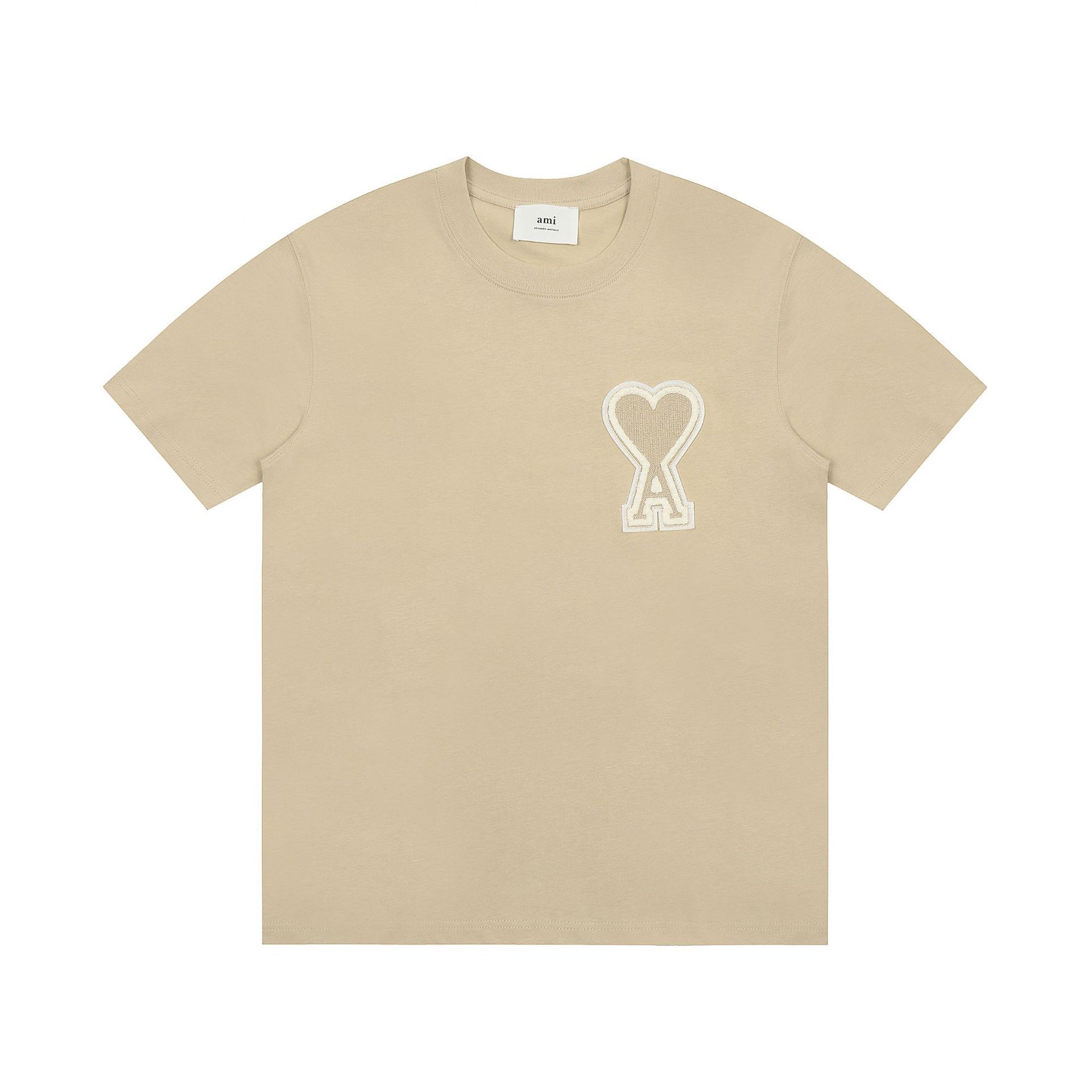 High quality small heart embroidered short sleeved 1:1 pls add : 18030258501 if you need size guide