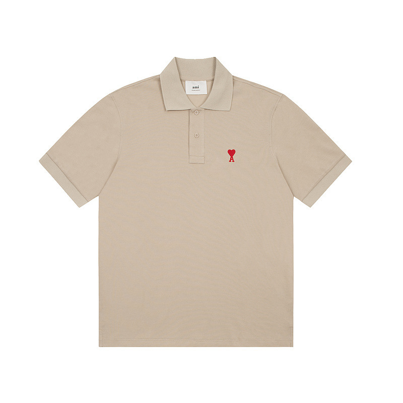High quality small heart embroidered short sleeved 1:1 pls add : 18030258501 if you need size guide