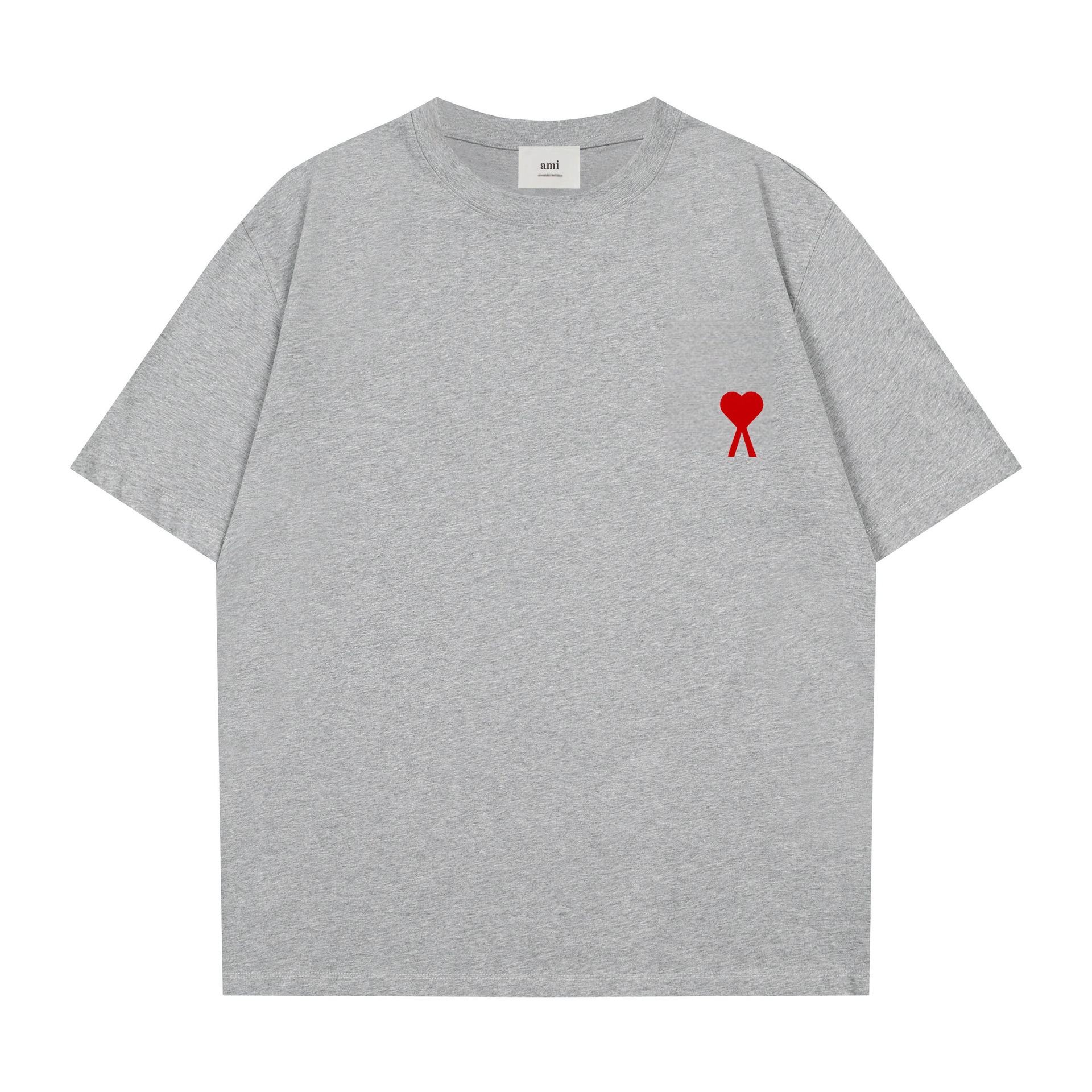 High quality small heart embroidered short sleeved 1:1 pls add : 18030258501 if you need size guide