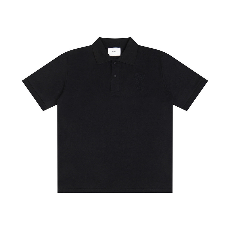 High quality small heart embroidered short sleeved 1:1 pls add : 18030258501 if you need size guide