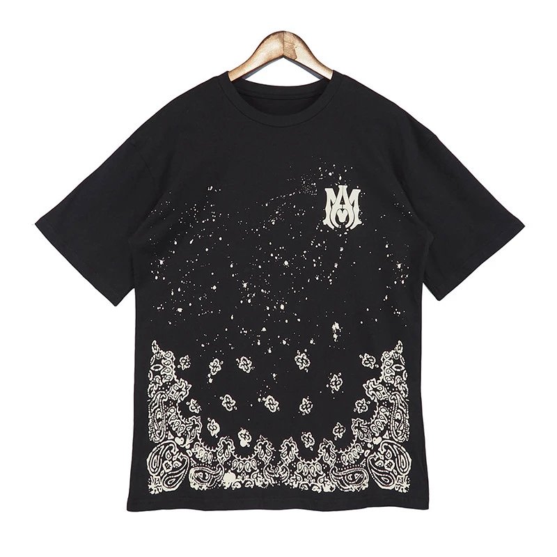 New low-priced factory self operated high-quality American printed short sleeved shirt 10