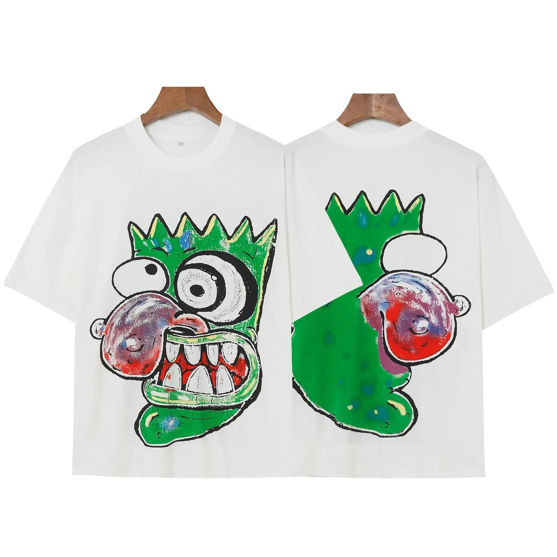 High quality trendy printed bat short sleeves