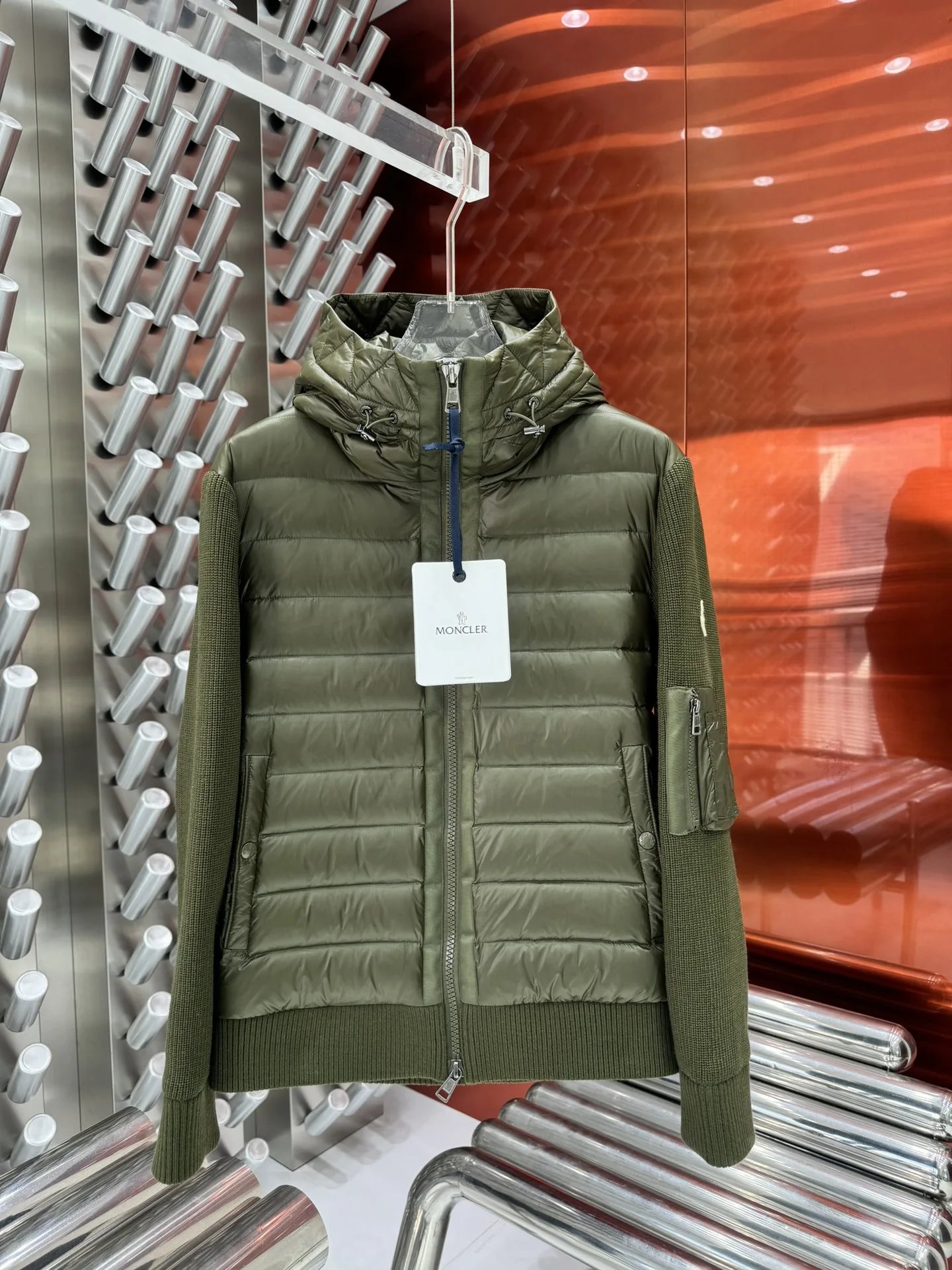 High quality knitted down jacket 002