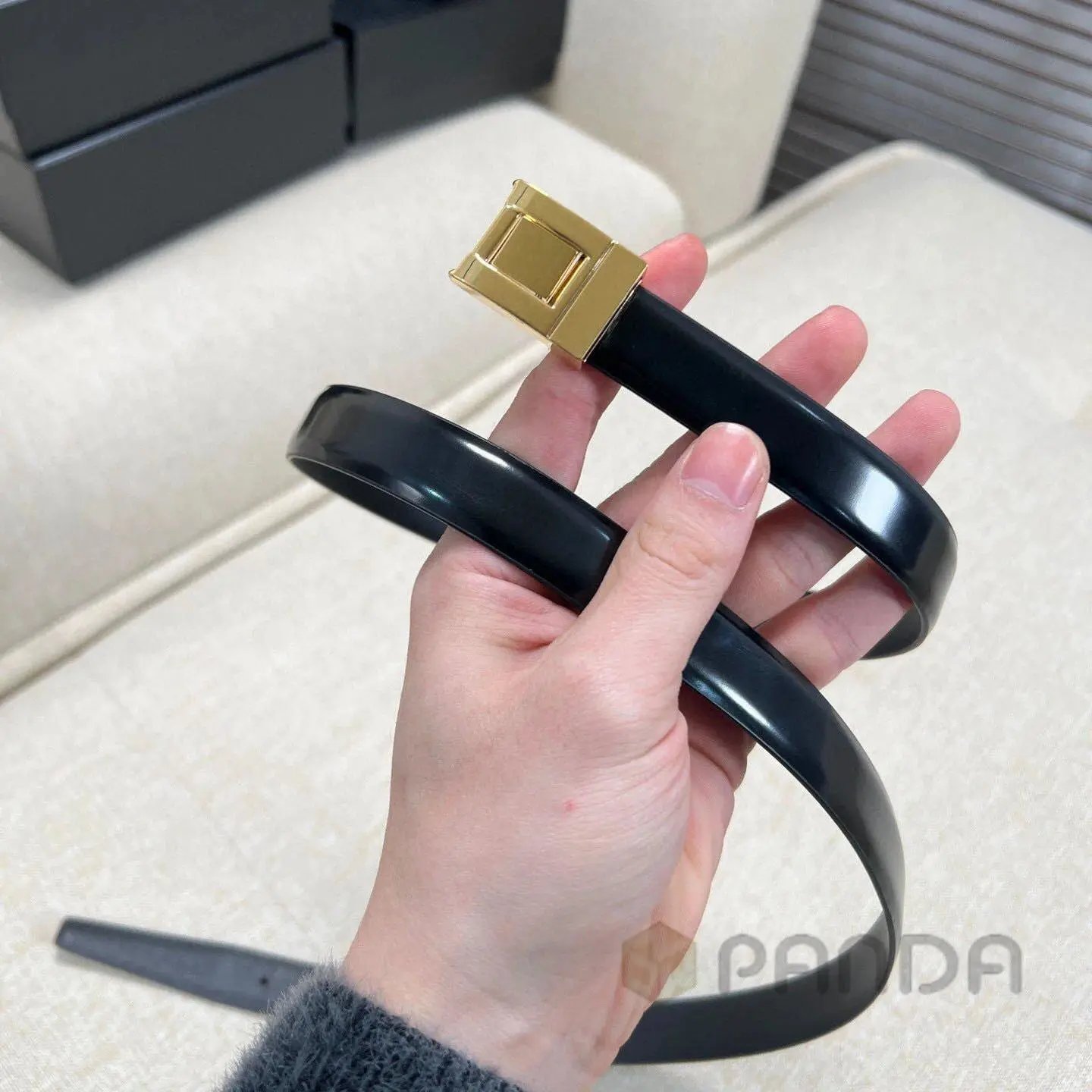 High quality letter women's belt small waist seal