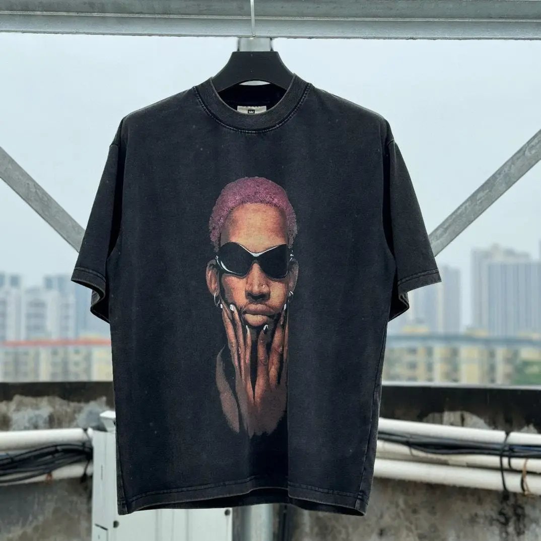 High quality pure cotton creative short sleeves