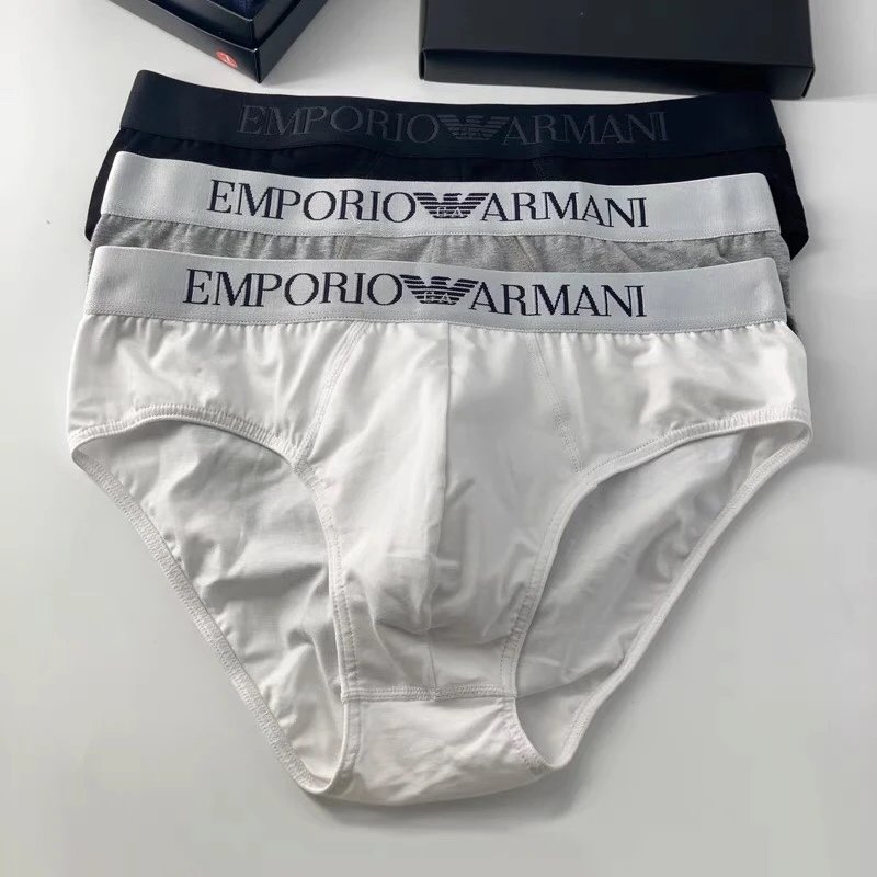 High quality men's underwear in a box of three, available in any color