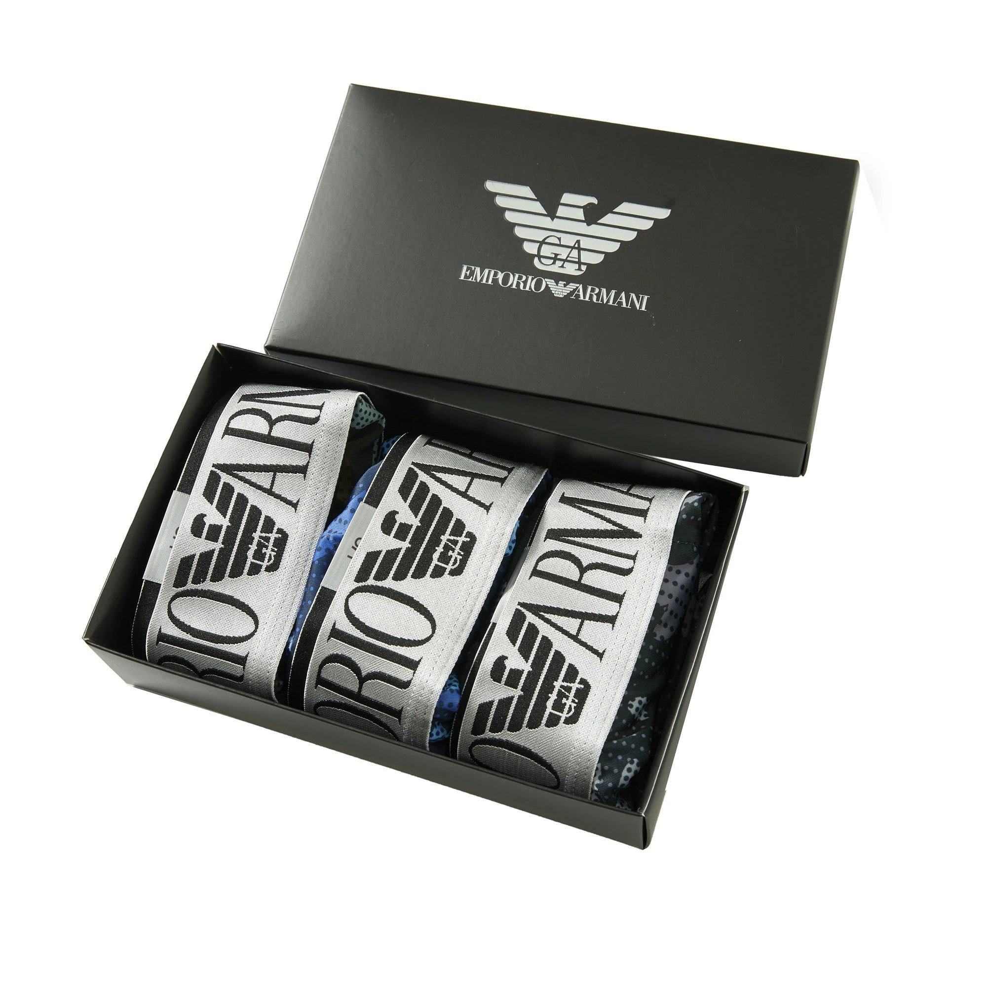 High quality men's underwear in a box of three, available in any color