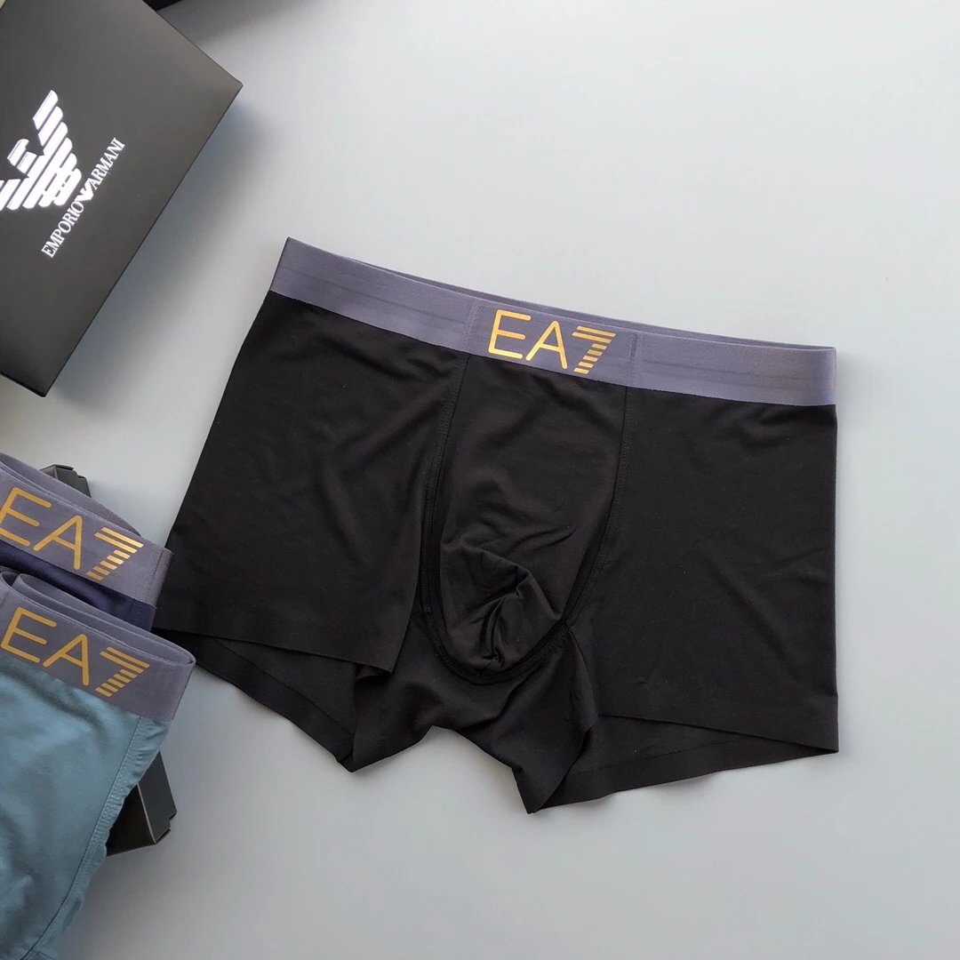 High quality men's underwear in a box of three, available in any color