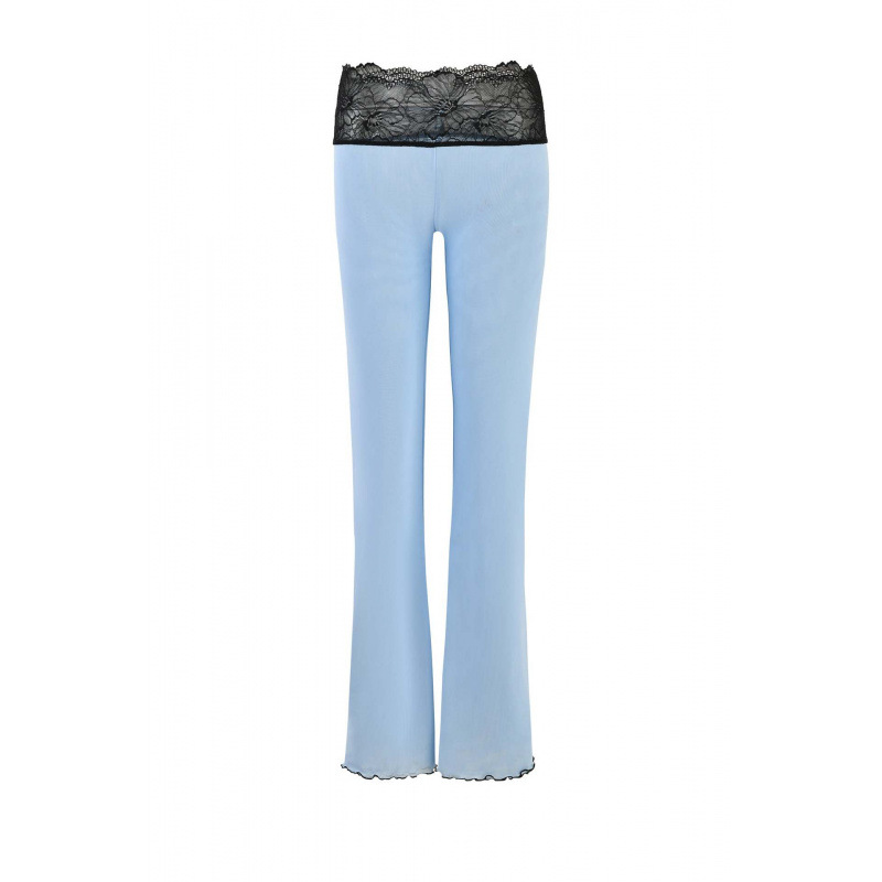 High quality suspender low waisted bell bottom pants set, please add : 18030258501 if you need size guide