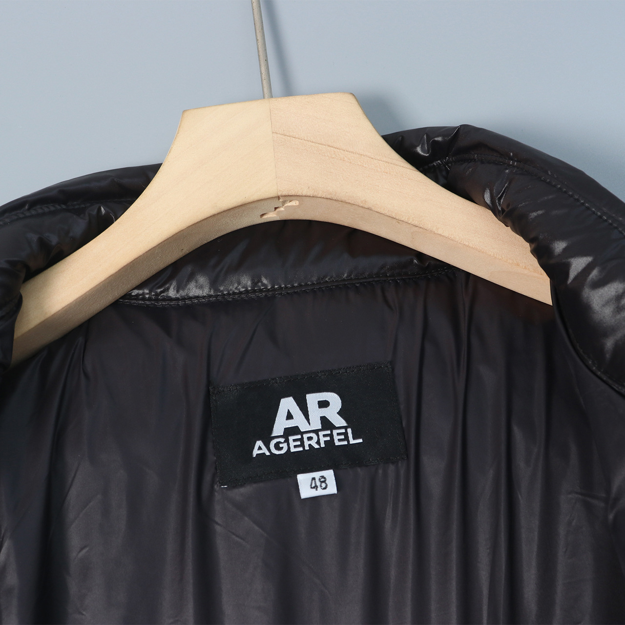 High quality standing collar sticker small diamond down jacket