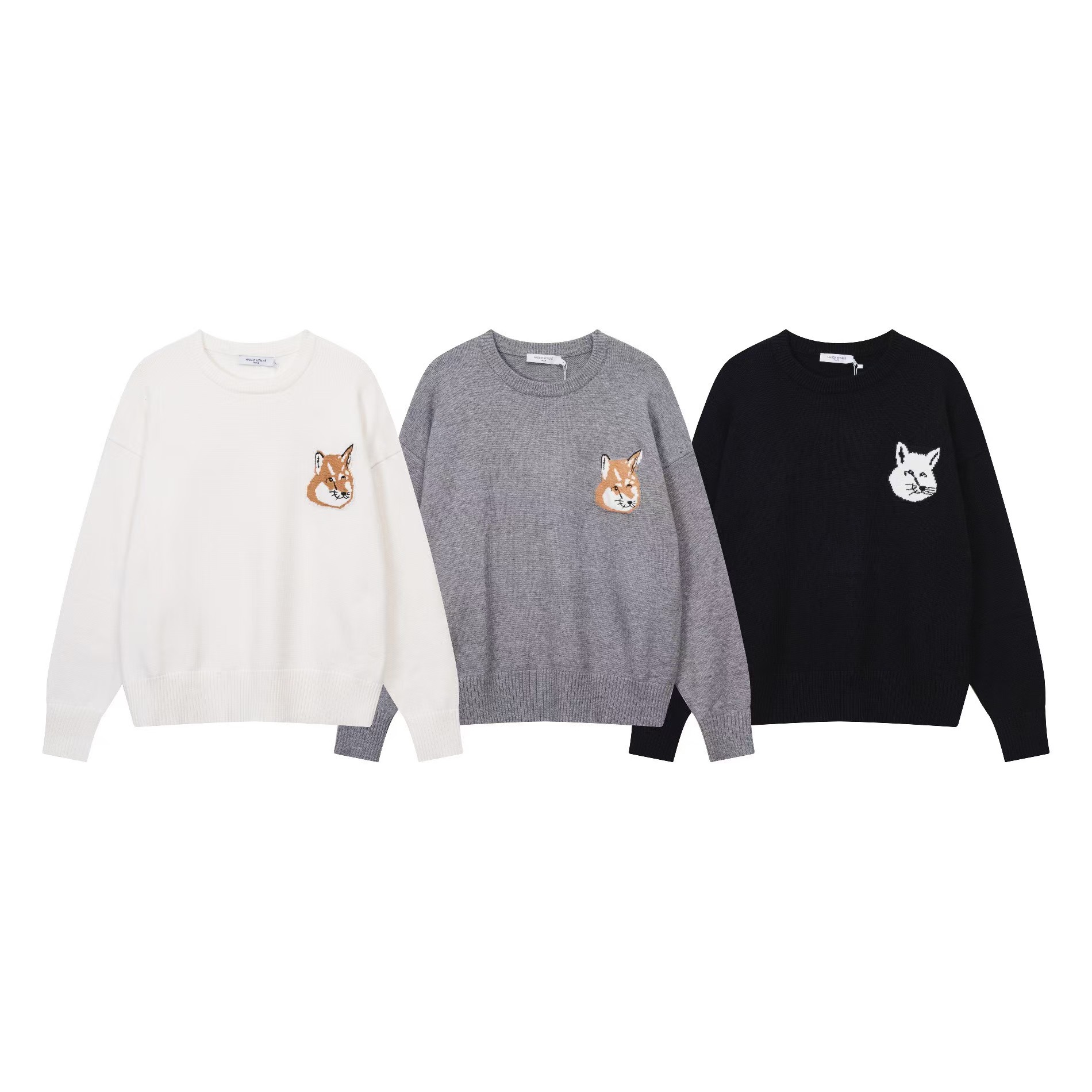 High quality fox head wool sweater cardigan pls add : 18030258501 if you need size guide