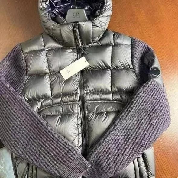 High quality quilted stand up collar down jacket