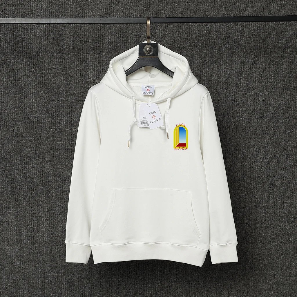 High quality Time Gate printed hooded sweatshirt