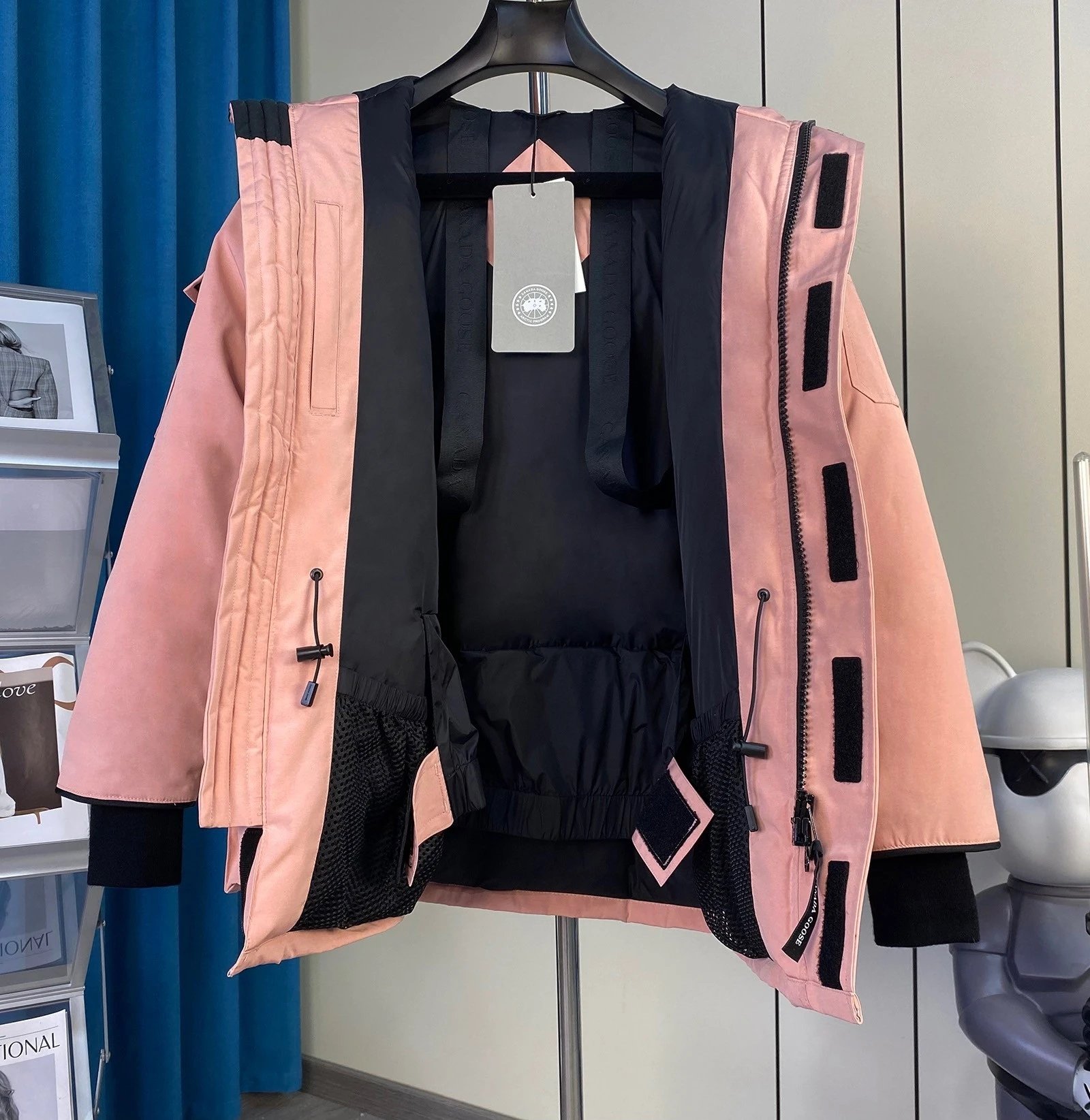 Winter long down jacket