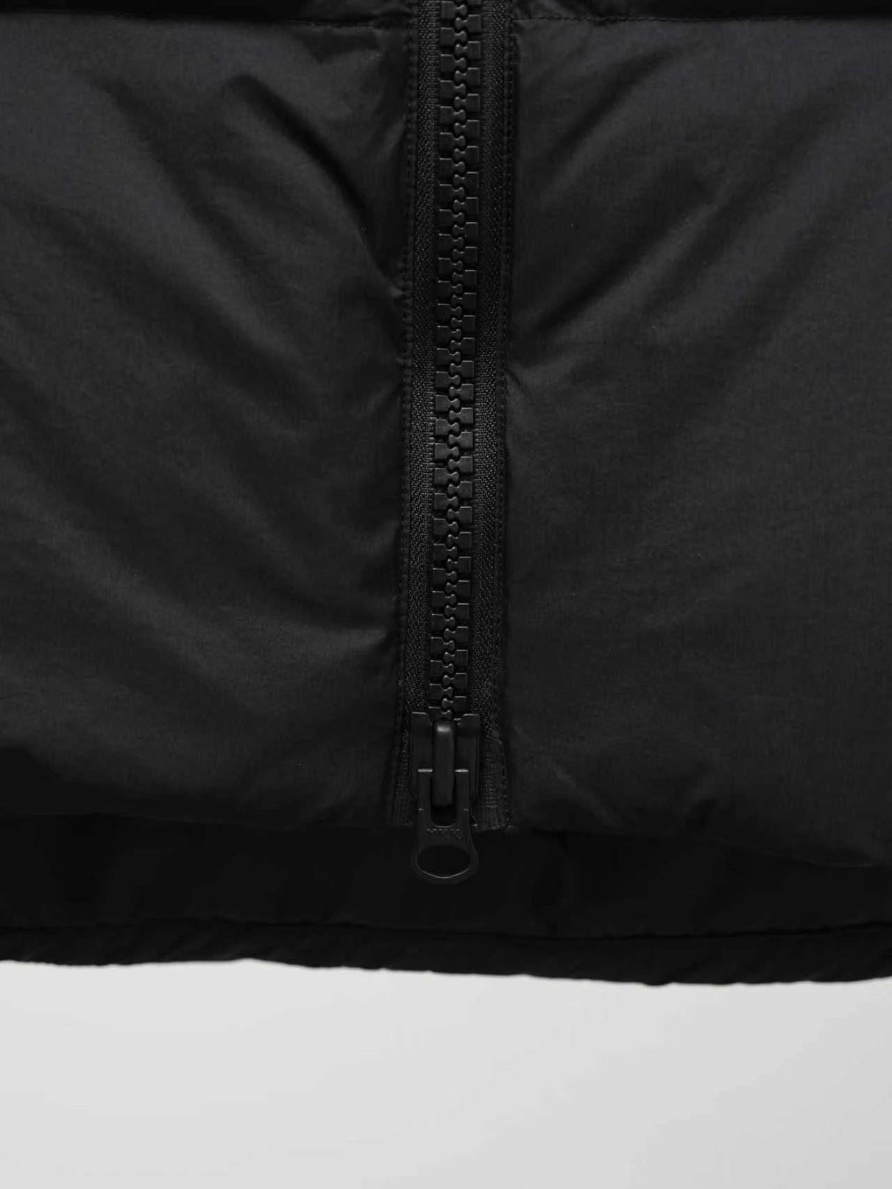 Autumn and winter zipper down jacket vest