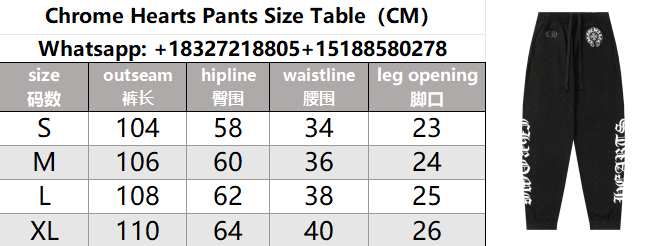 High quality cross sports pants 1:1 pls add : 18030258501 if you need size guide