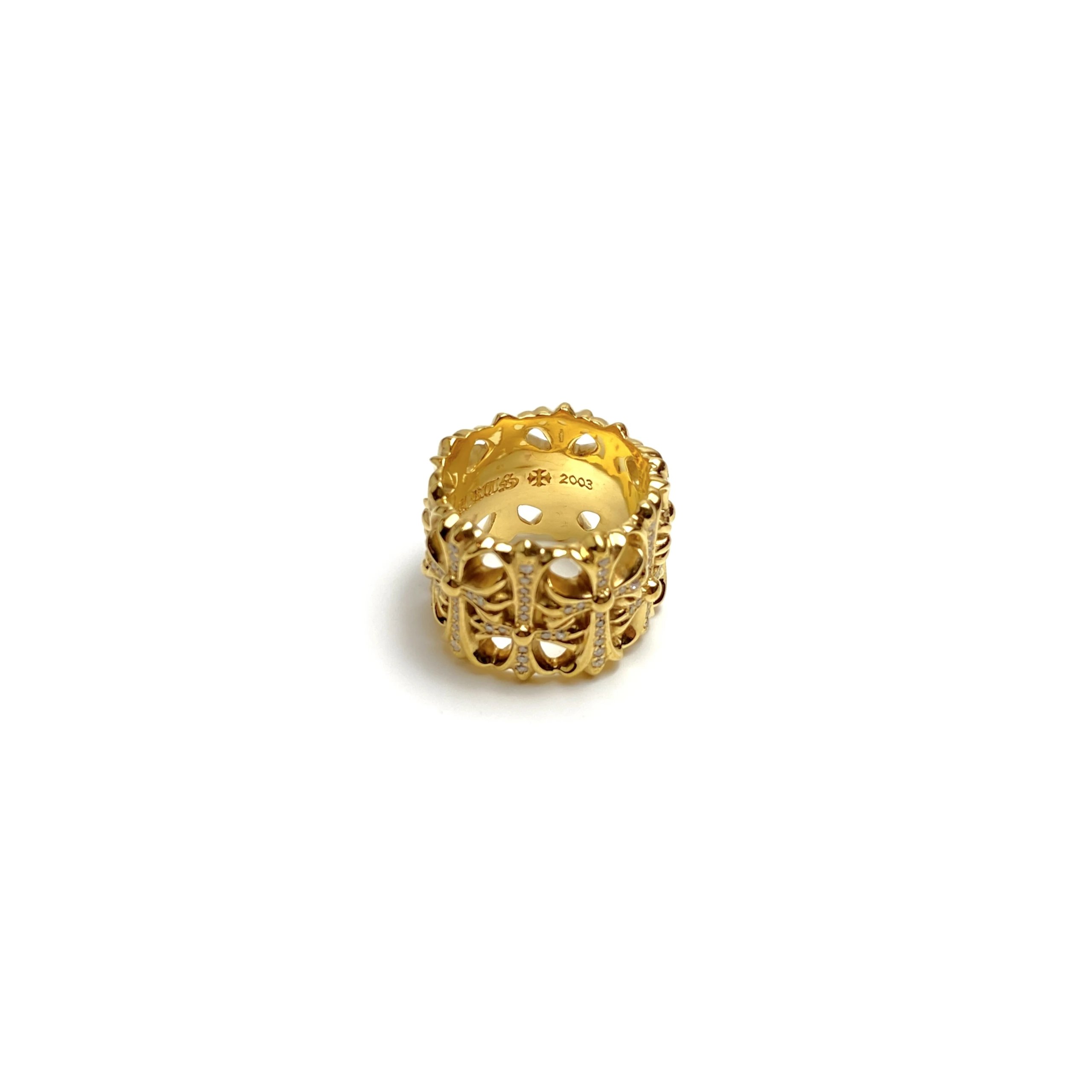 High quality, high-end, minimalist gold diamond round tomb ring