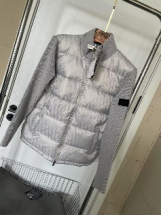 High quality stand collar knitted cotton clothing