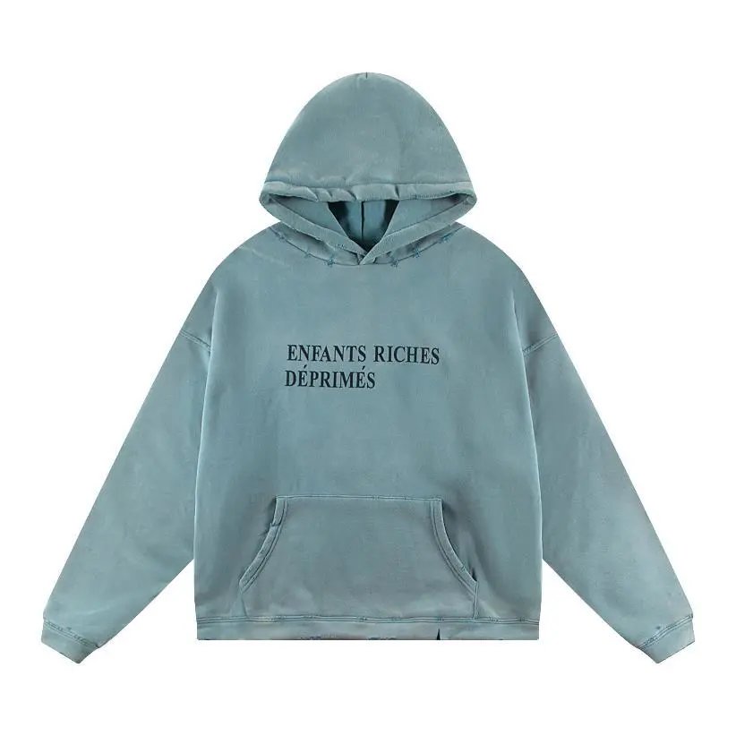 High quality melancholy printed hooded sweatshirt, please add : 18859952090 if you need size guidance