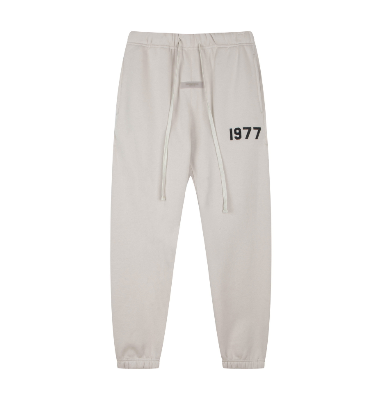 High quality letter flannel sweatpants