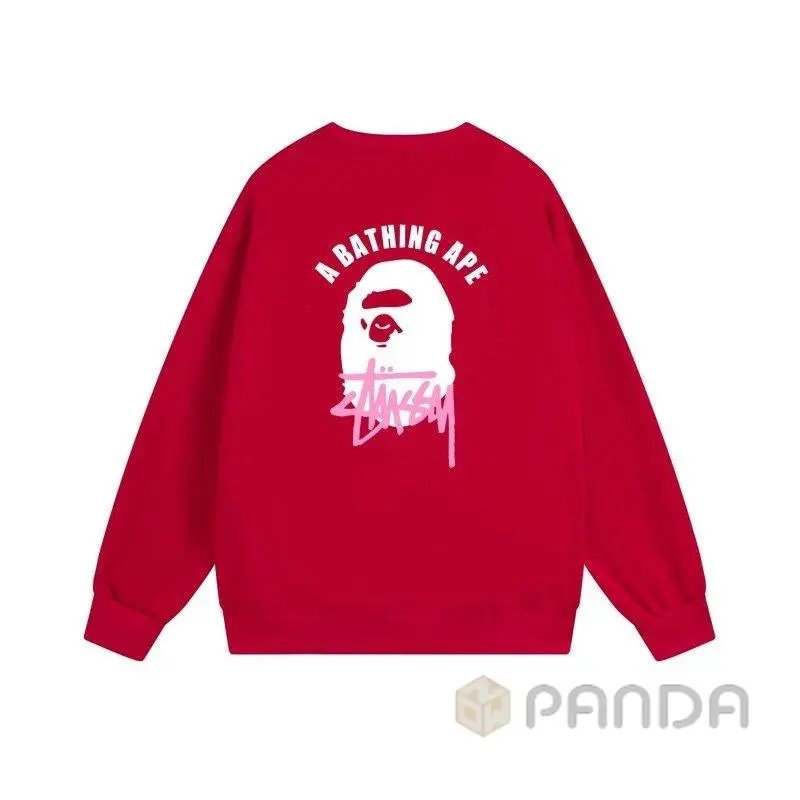 High quality co branded classic ape print round neck hoodie 2 pcs add : 18030258501 if you need size guide