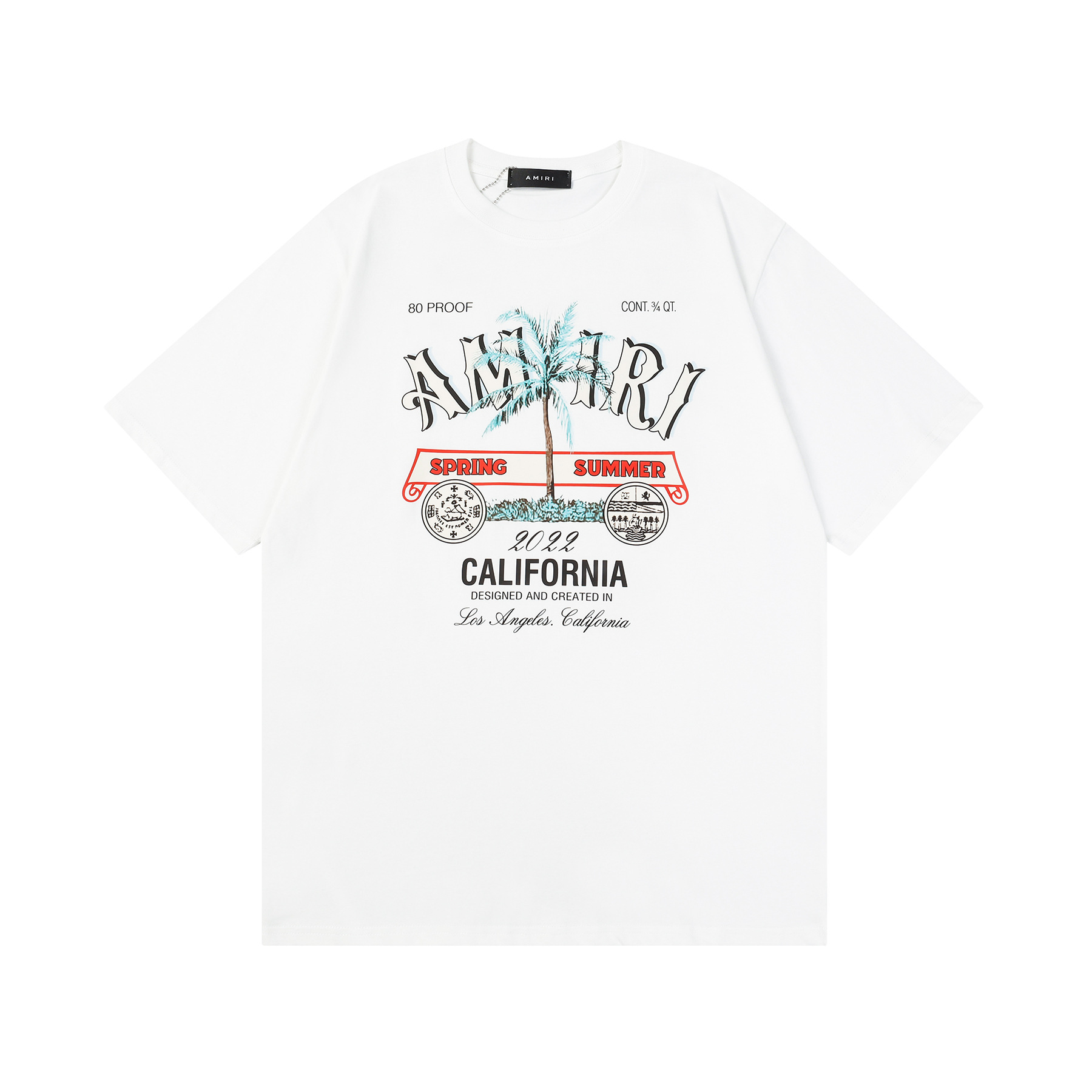 High quality American printed short sleeved shirt 31