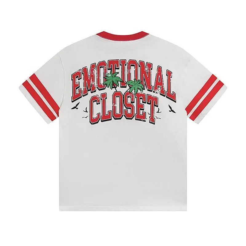 High quality trendy printed bat short sleeves