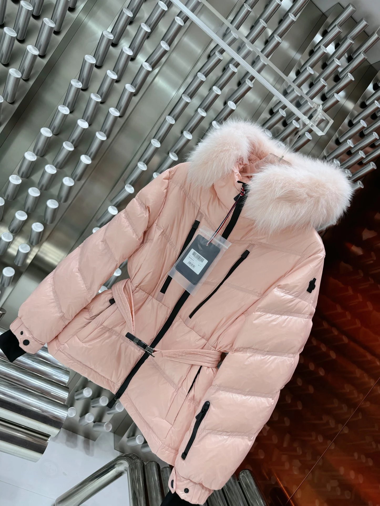 Short casual down jacket