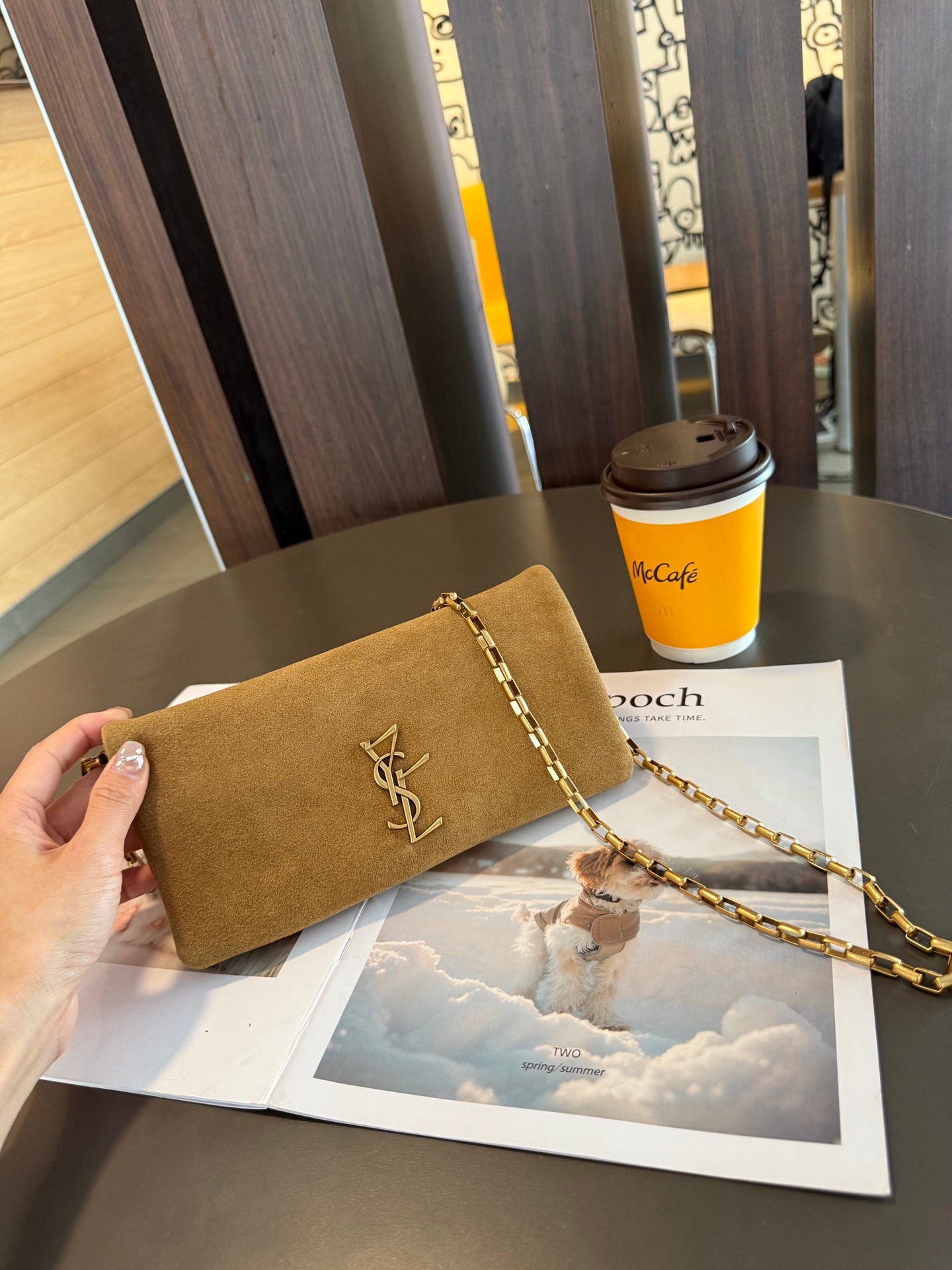 High quality chain shoulder diagonal envelope package