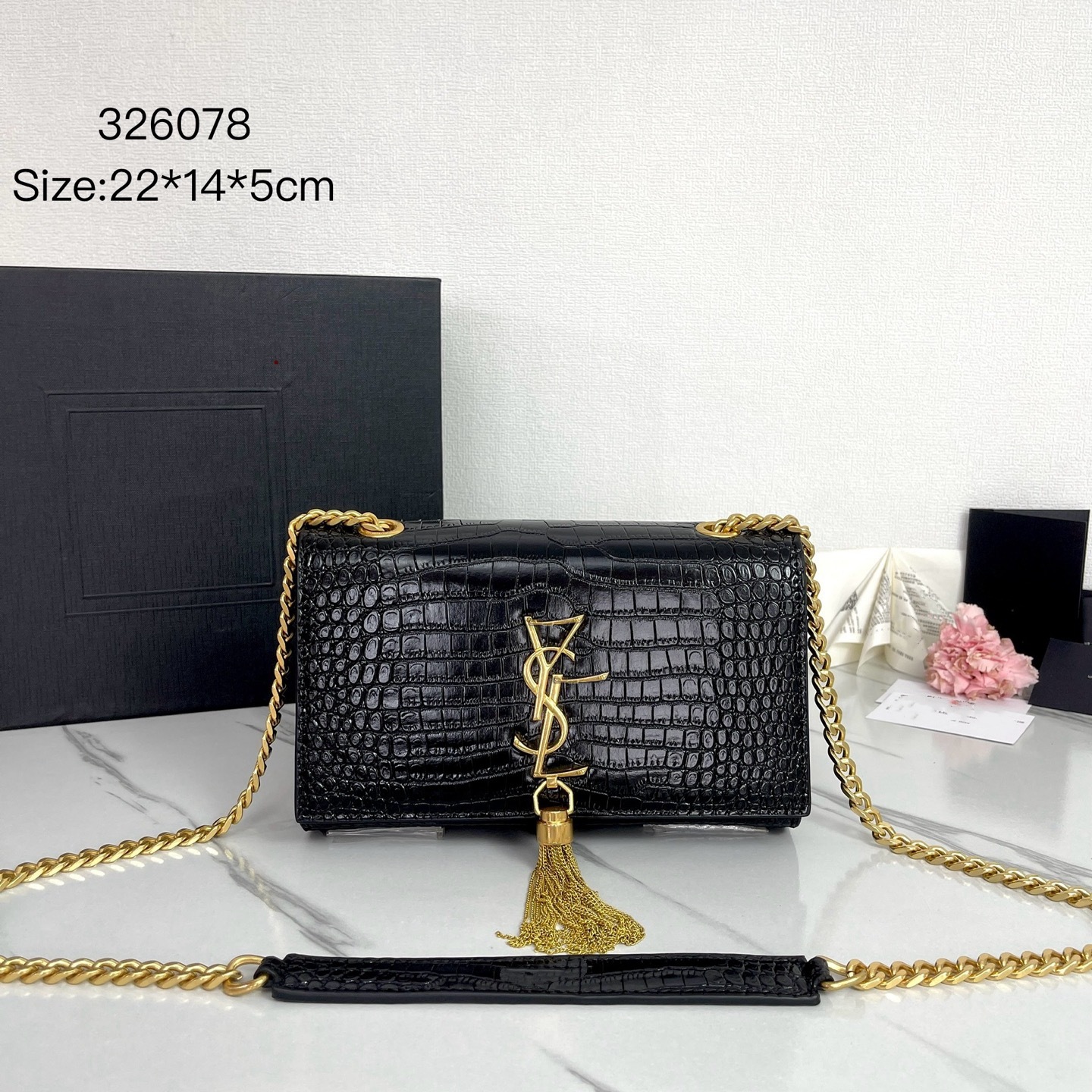 High quality chain shoulder diagonal envelope package