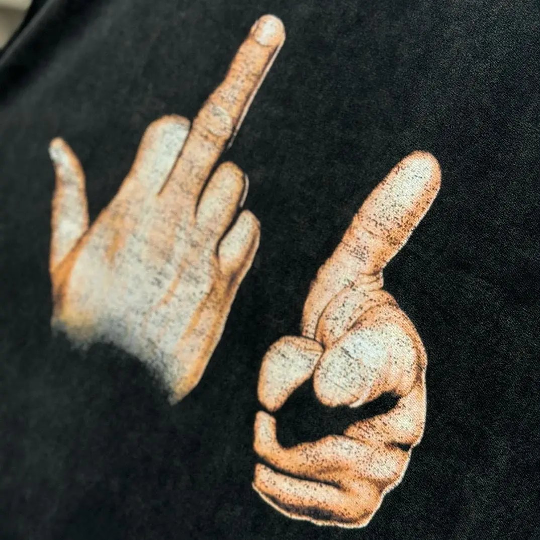 High quality pure cotton creative short sleeves