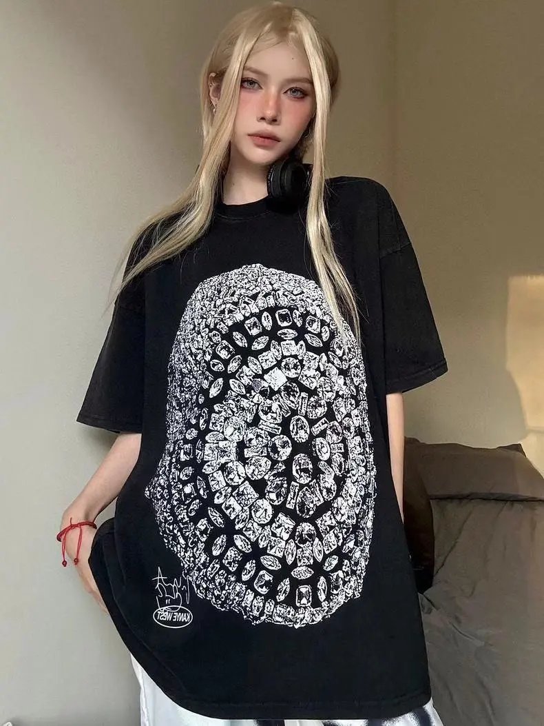 High quality pure cotton creative short sleeves