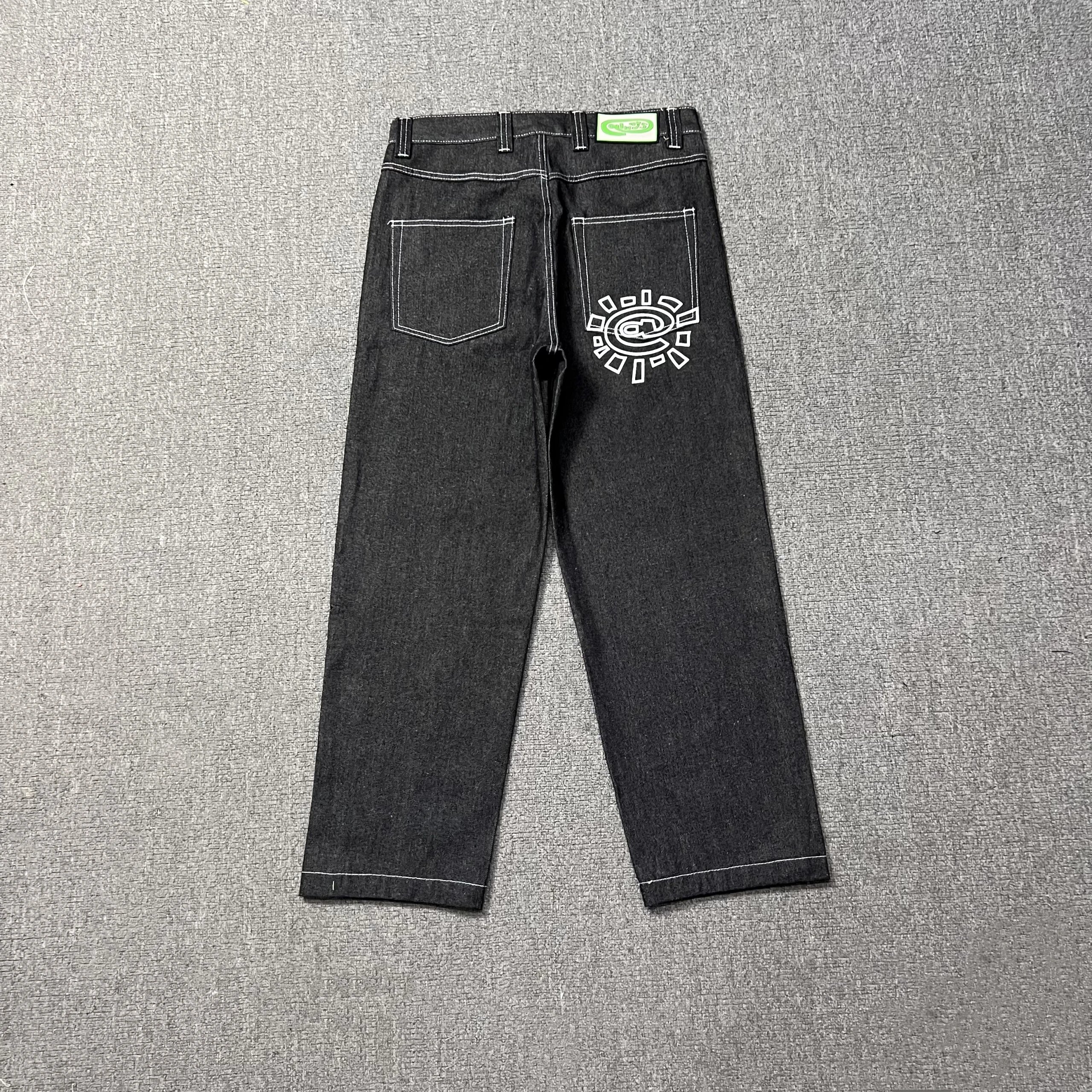 New high quality sun hoodie set jeans