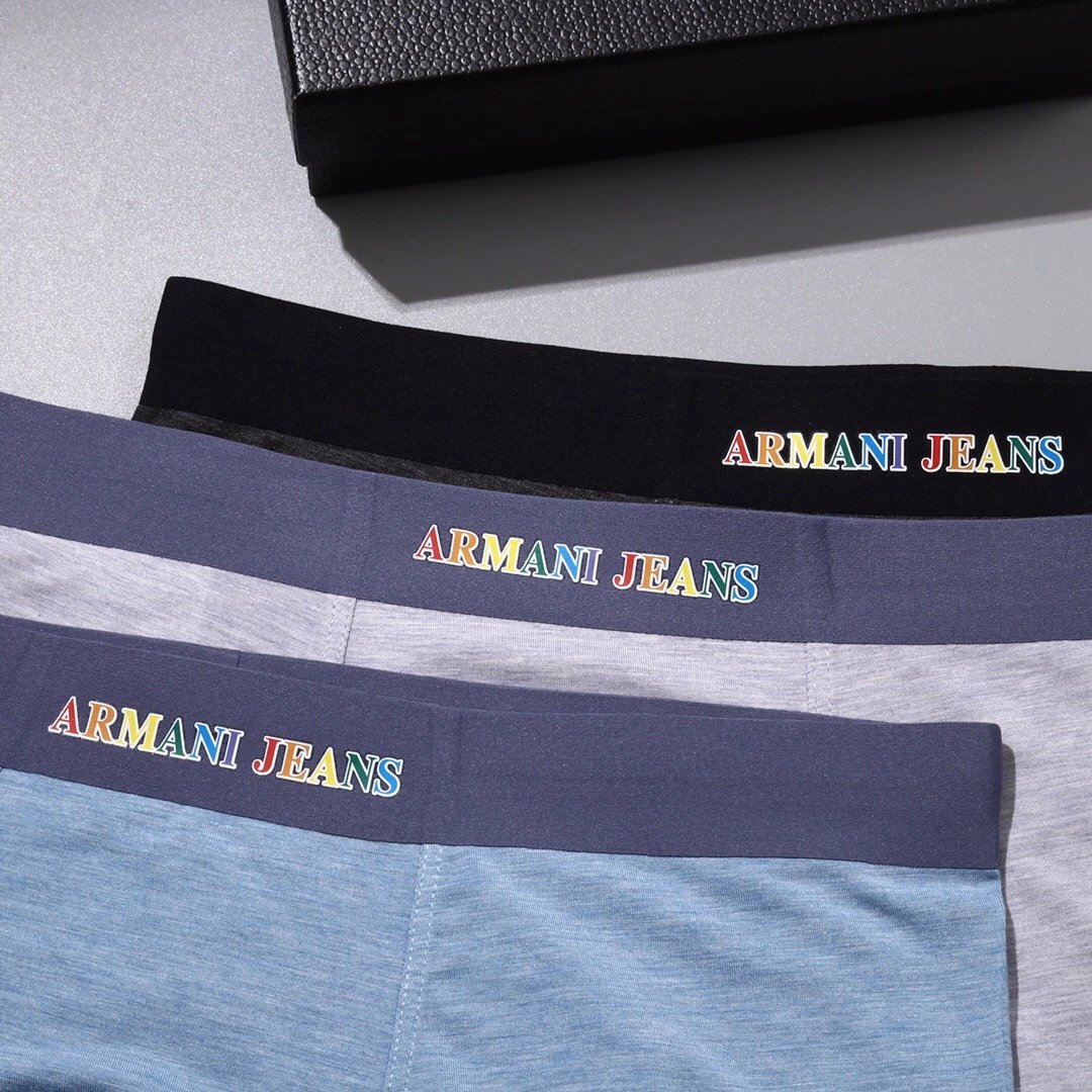 High quality men's underwear in a box of three, available in any color