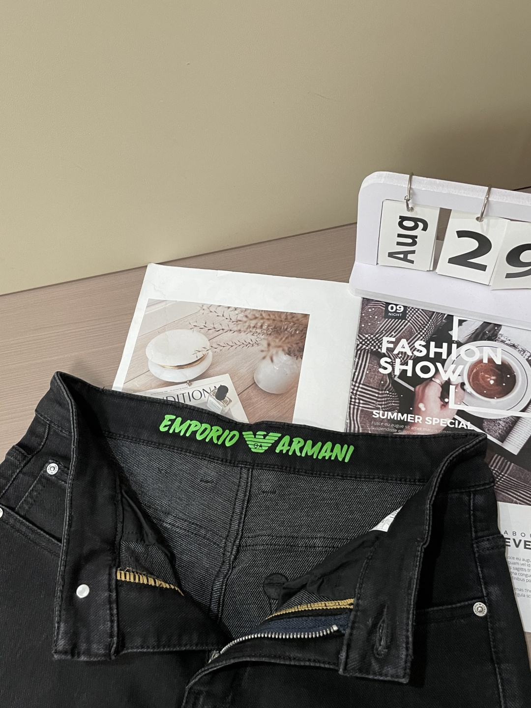 New high-end men's stretch brand trendy pants and jeans
