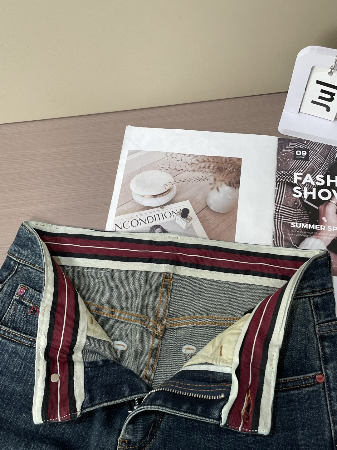 New high-end men's stretch brand trendy pants and jeans