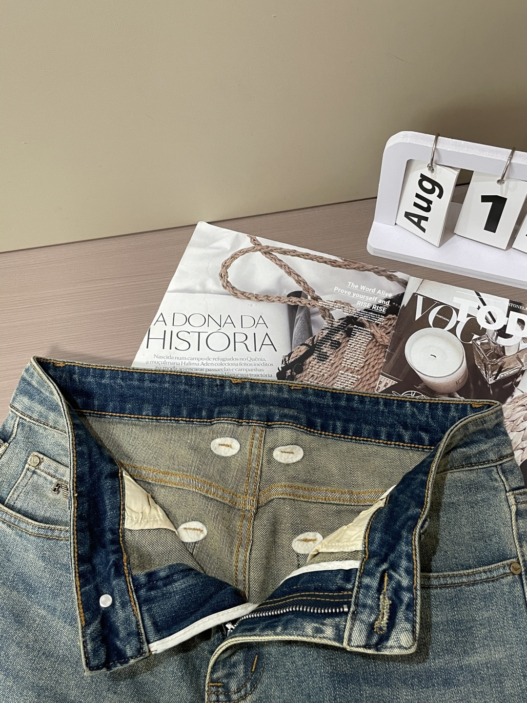 New high-end men's stretch brand trendy pants and jeans