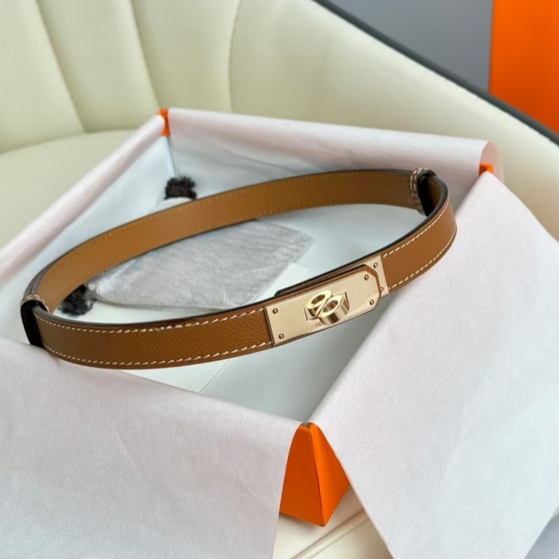 High quality first layer cowhide steel buckle women's belt