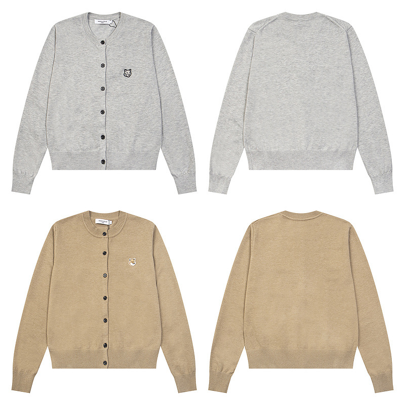 High quality fox head wool sweater cardigan pls add : 18030258501 if you need size guide