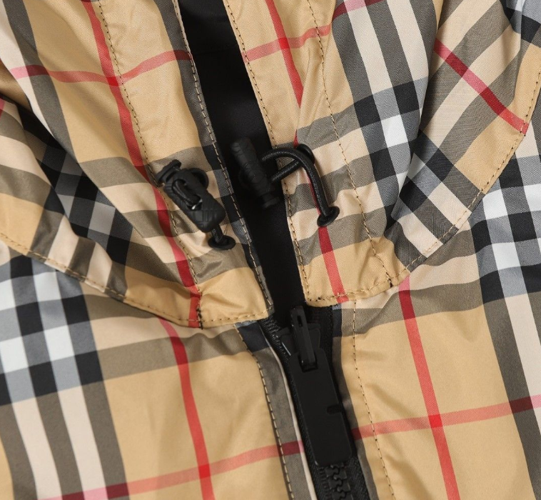 High quality classic plaid patchwork hooded jacket jacket