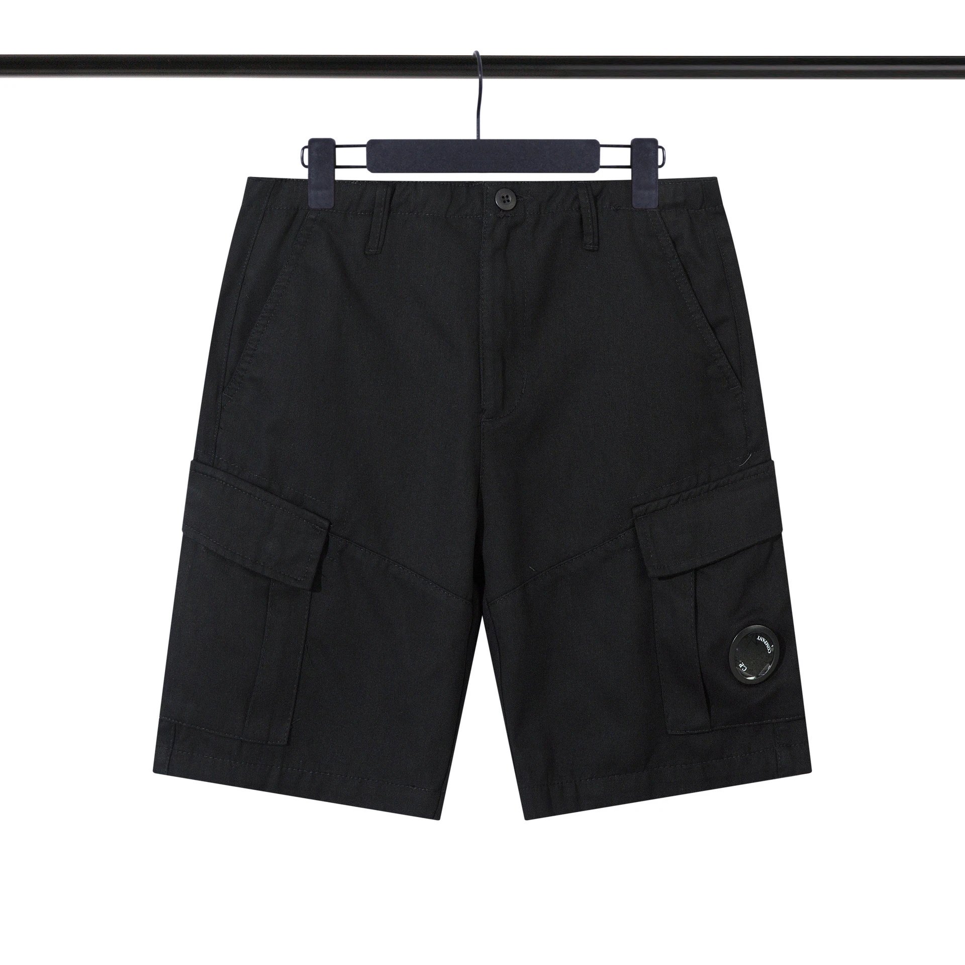 High quality glasses embroidered double pocket waterproof beach pants shorts