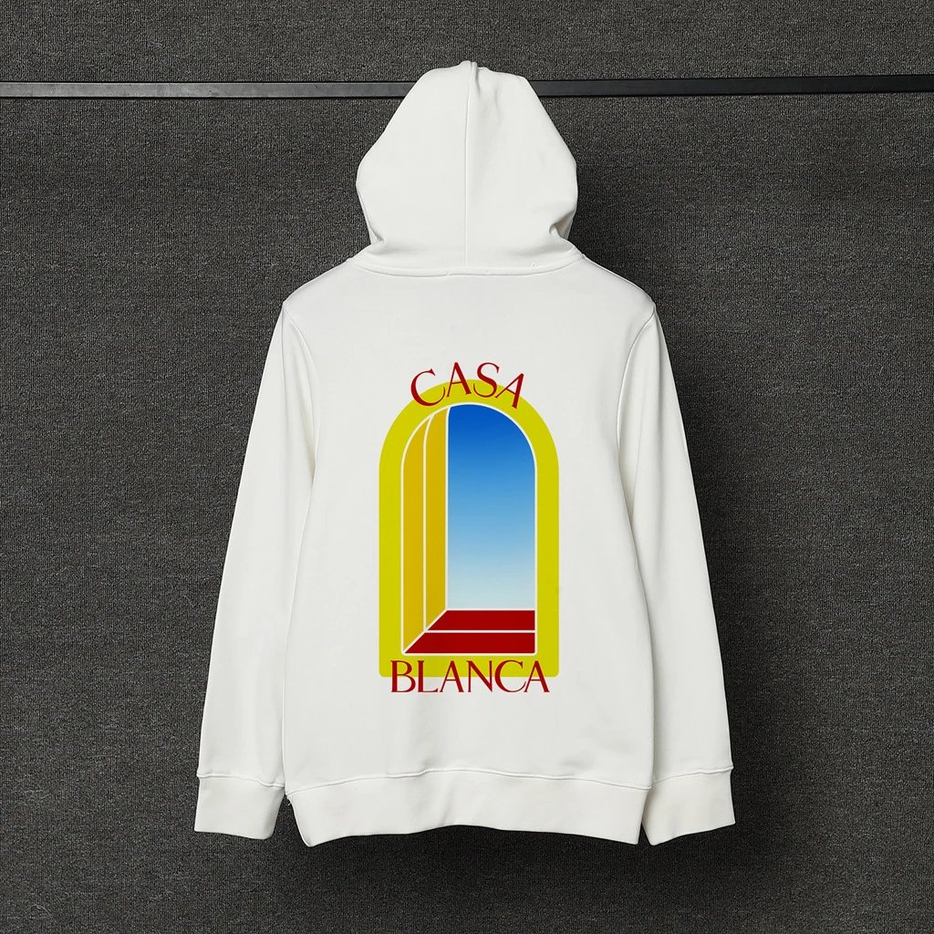 High quality Time Gate printed hooded sweatshirt