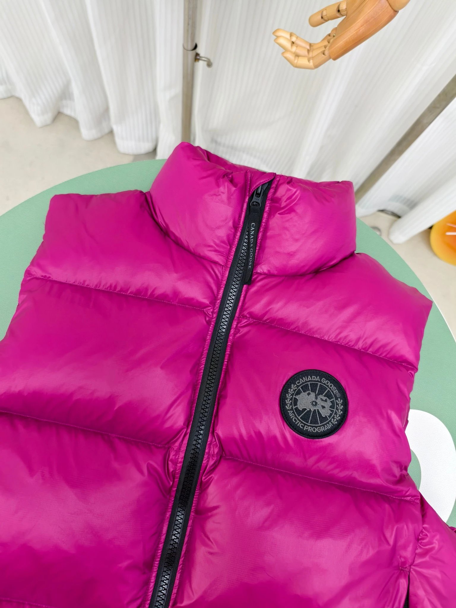 Winter zipper down vest