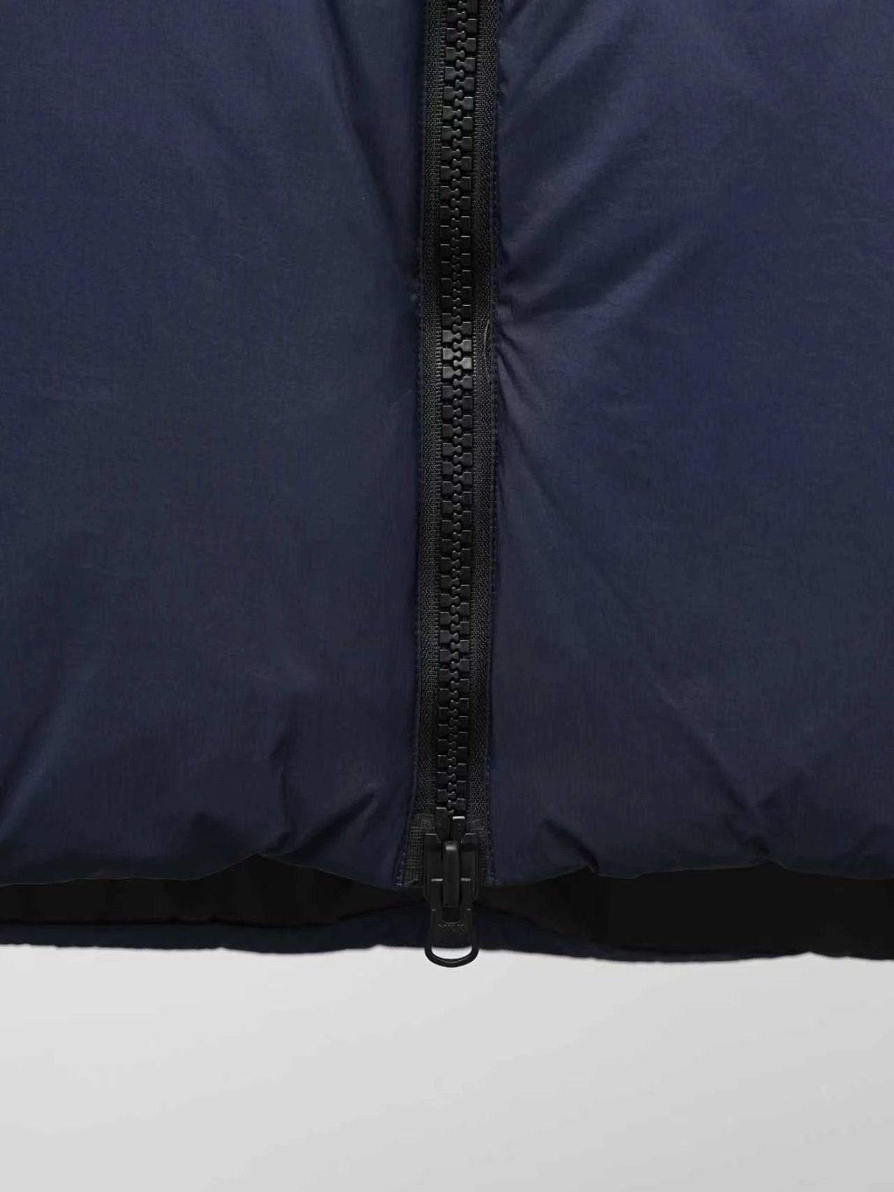 Winter zipper stand up collar down jacket