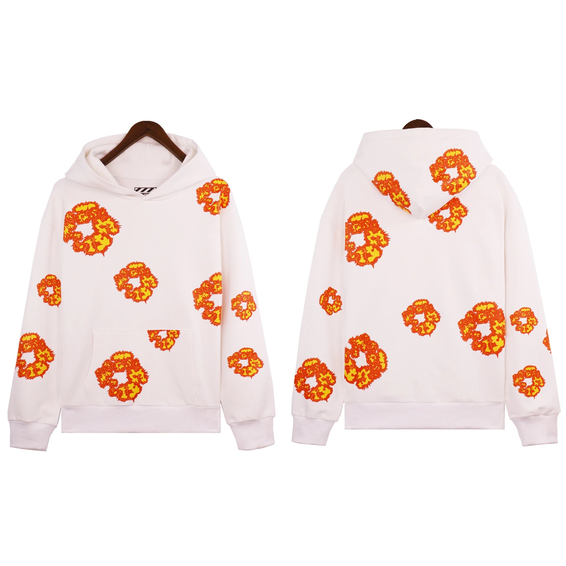 High quality hooded sweatshirt pants set DT-2