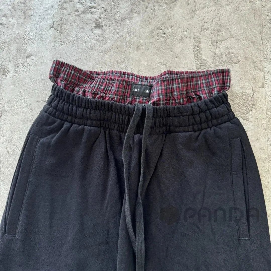 High quality spliced pants, please add : 18030258501 if you need size guidance