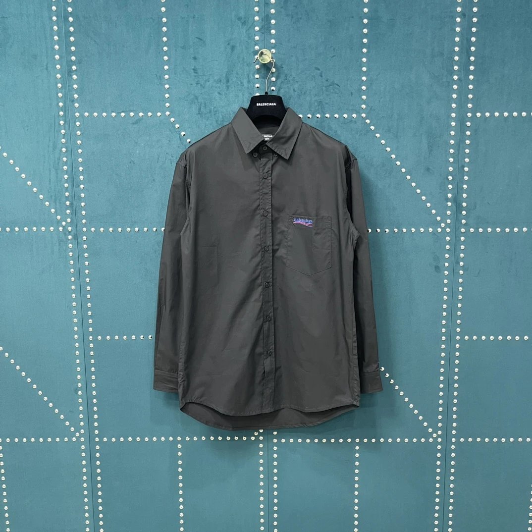 High quality embroidered long sleeved shirt