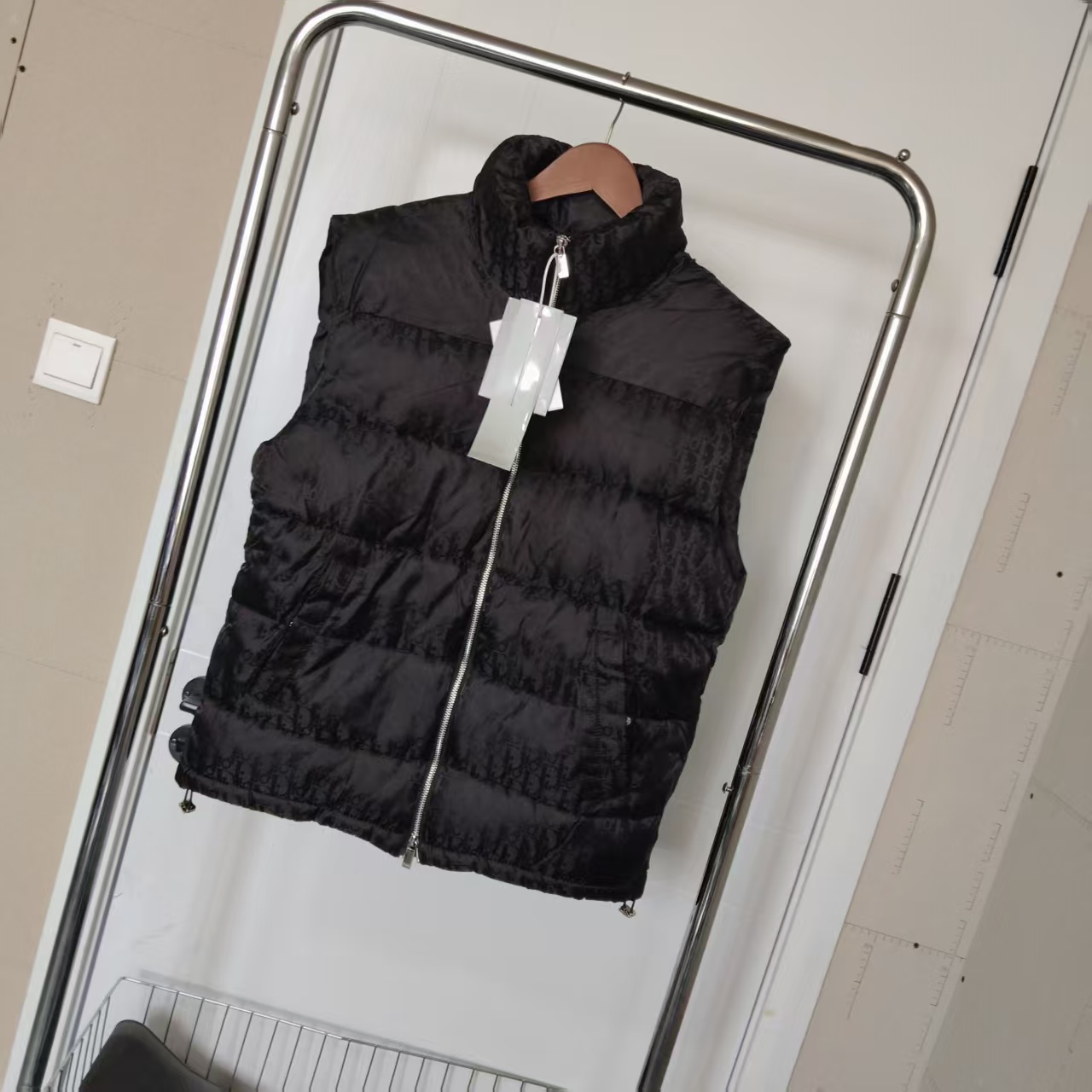 High quality black vest cotton jacket M5XL